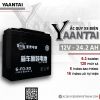 ac-quy-xe-dien-yaantai-12v-24-2ah - ảnh nhỏ  1